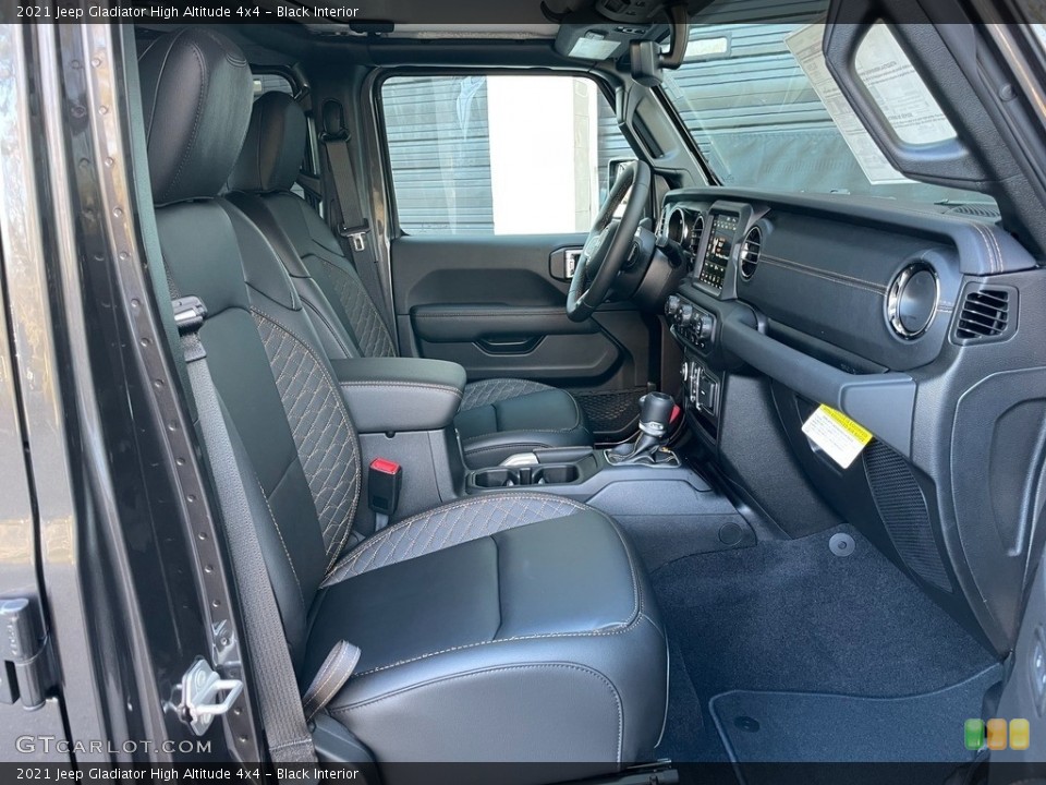 Black Interior Front Seat for the 2021 Jeep Gladiator High Altitude 4x4 #140560690