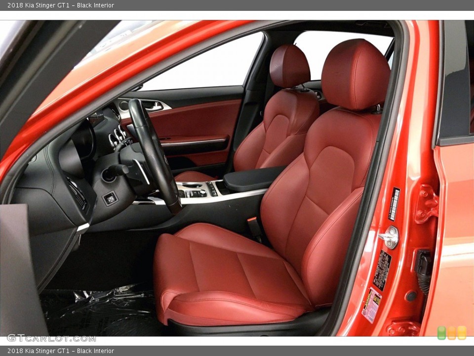 Black Interior Front Seat for the 2018 Kia Stinger GT1 #140560825