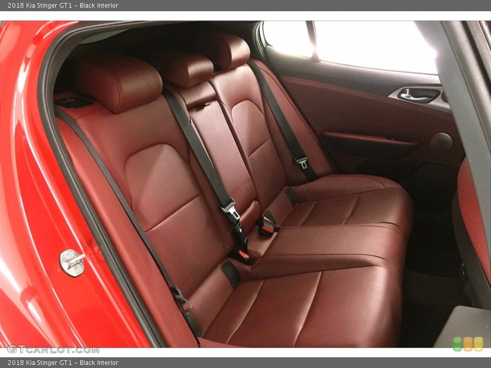 Black Interior Rear Seat for the 2018 Kia Stinger GT1 #140560853
