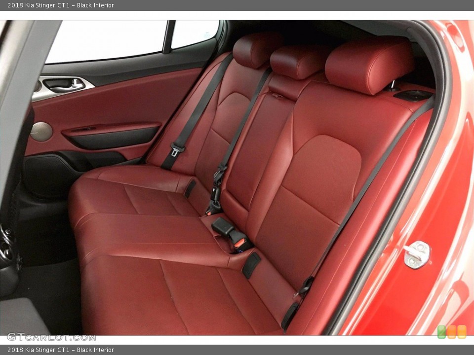 Black Interior Rear Seat for the 2018 Kia Stinger GT1 #140560876