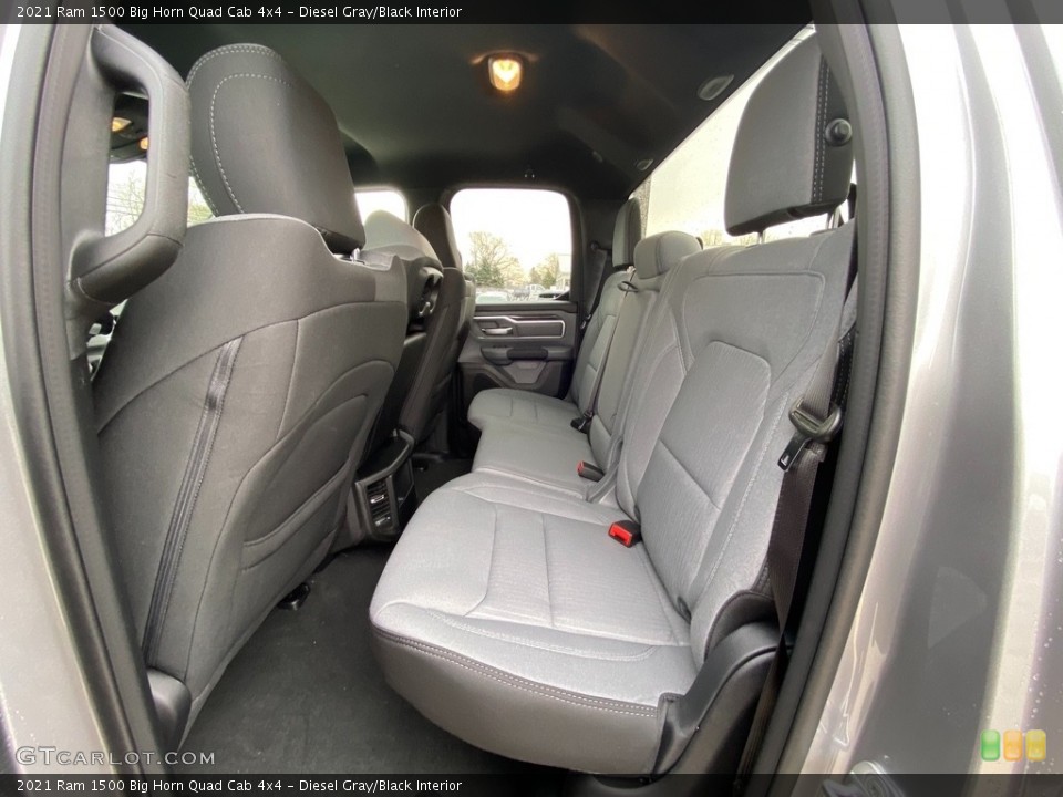 Diesel Gray/Black Interior Rear Seat for the 2021 Ram 1500 Big Horn Quad Cab 4x4 #140560933