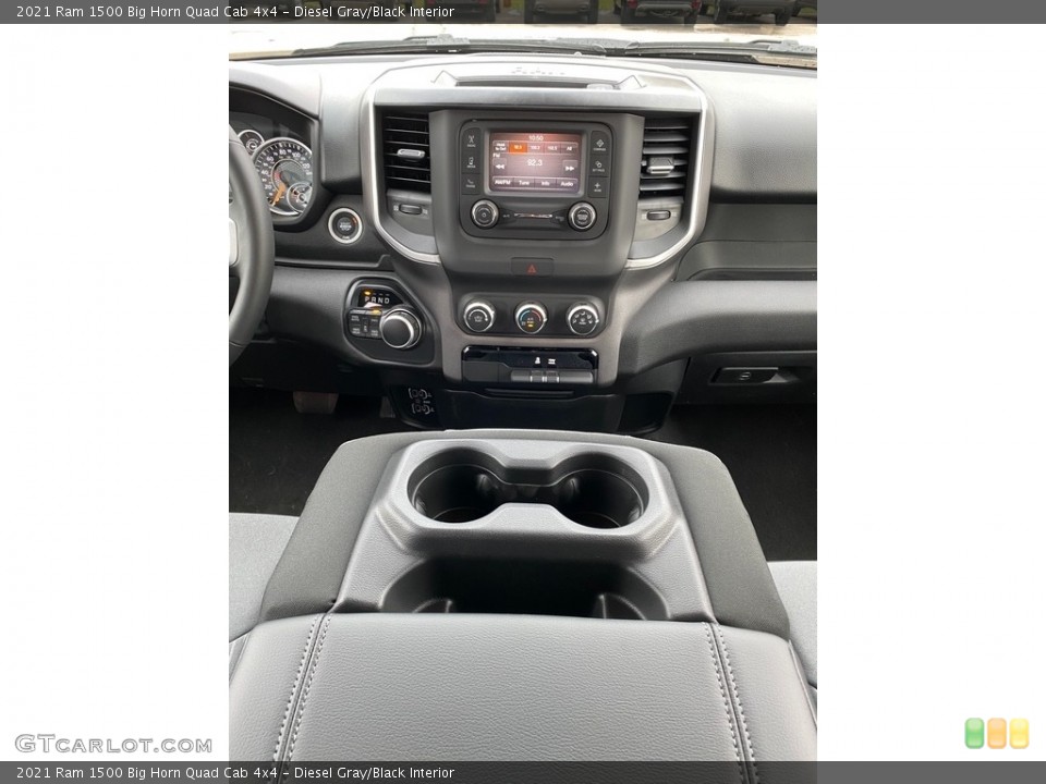 Diesel Gray/Black Interior Controls for the 2021 Ram 1500 Big Horn Quad Cab 4x4 #140560993
