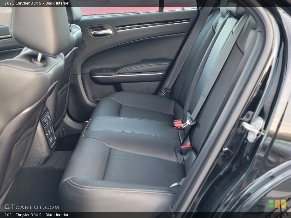 Black Interior Rear Seat for the 2021 Chrysler 300 S #140561890