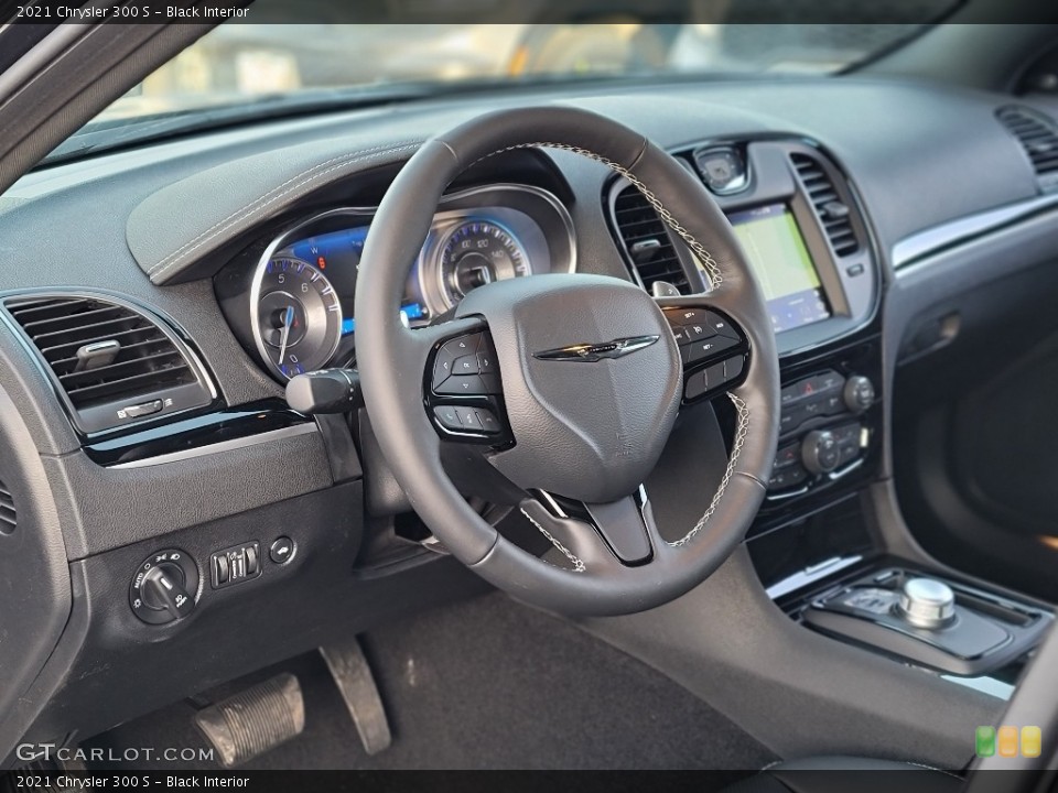 Black Interior Dashboard for the 2021 Chrysler 300 S #140561935