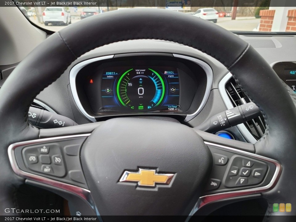 Jet Black/Jet Black Interior Steering Wheel for the 2017 Chevrolet Volt LT #140562571