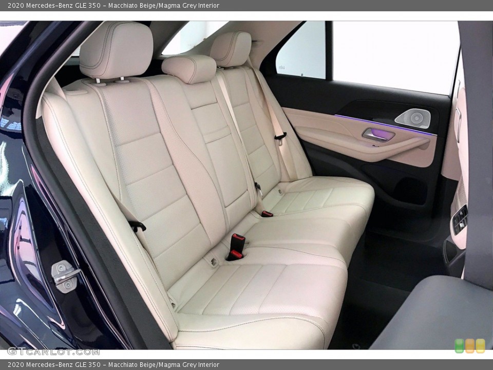 Macchiato Beige/Magma Grey Interior Rear Seat for the 2020 Mercedes-Benz GLE 350 #140564161