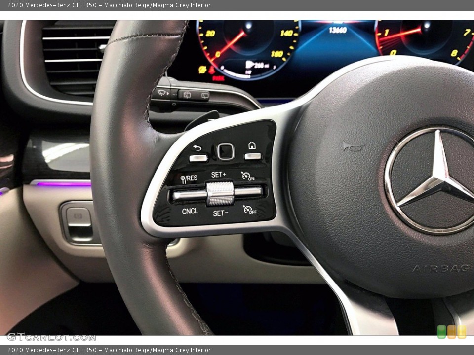 Macchiato Beige/Magma Grey Interior Steering Wheel for the 2020 Mercedes-Benz GLE 350 #140564173