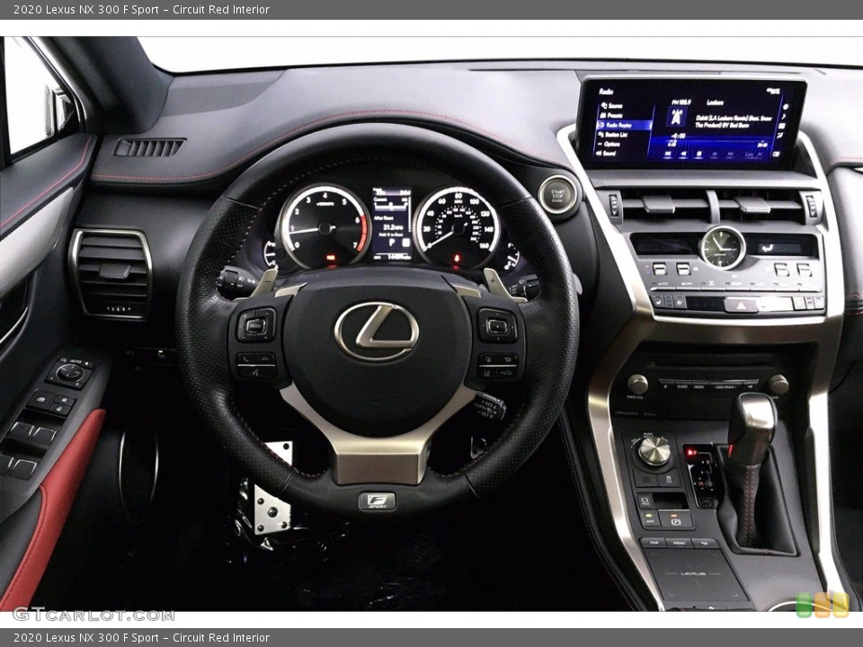 Circuit Red Interior Dashboard for the 2020 Lexus NX 300 F Sport #140567457