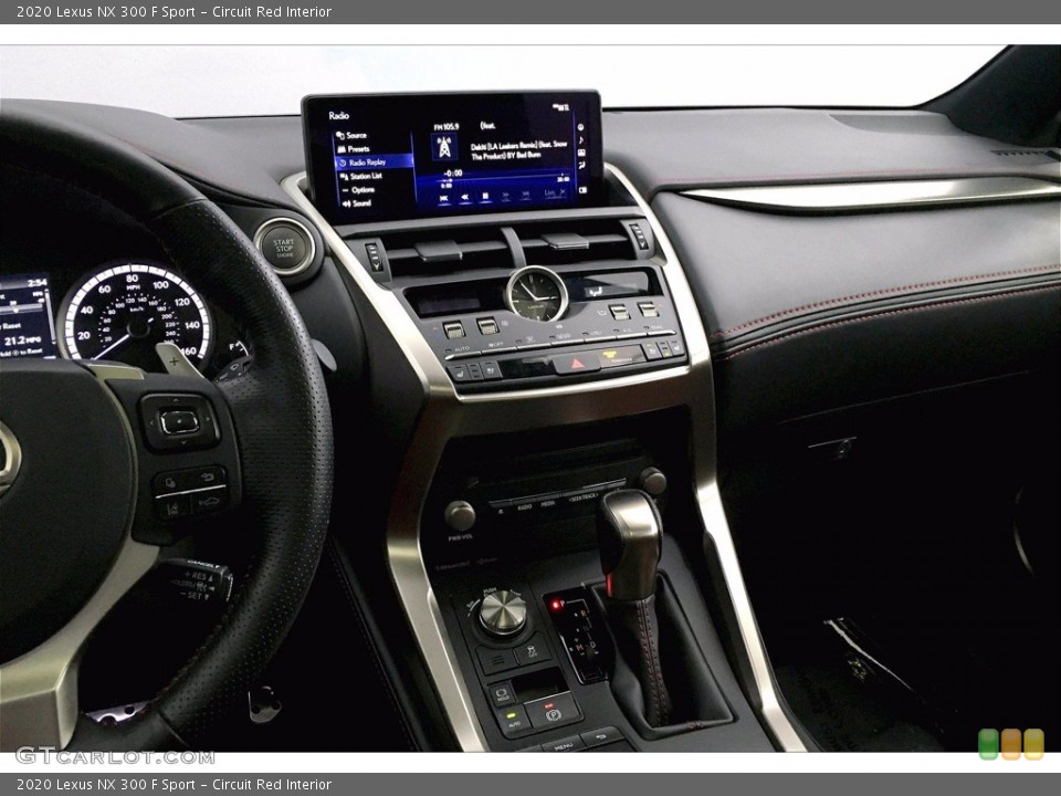 Circuit Red Interior Controls for the 2020 Lexus NX 300 F Sport #140567475