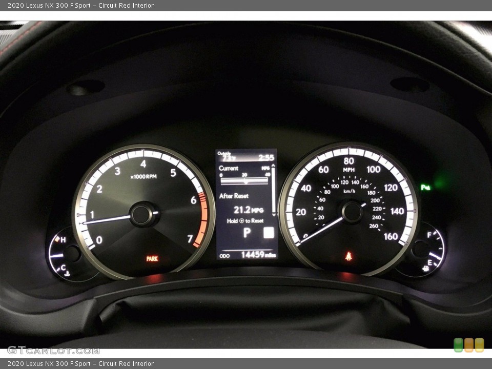 Circuit Red Interior Gauges for the 2020 Lexus NX 300 F Sport #140567745