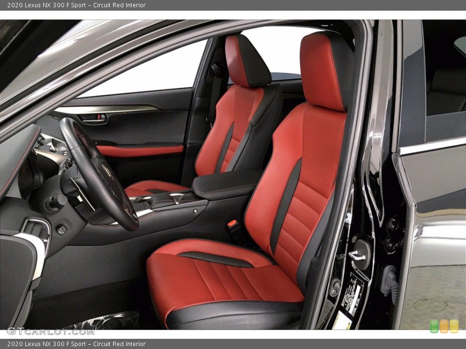Circuit Red Interior Front Seat for the 2020 Lexus NX 300 F Sport #140567856