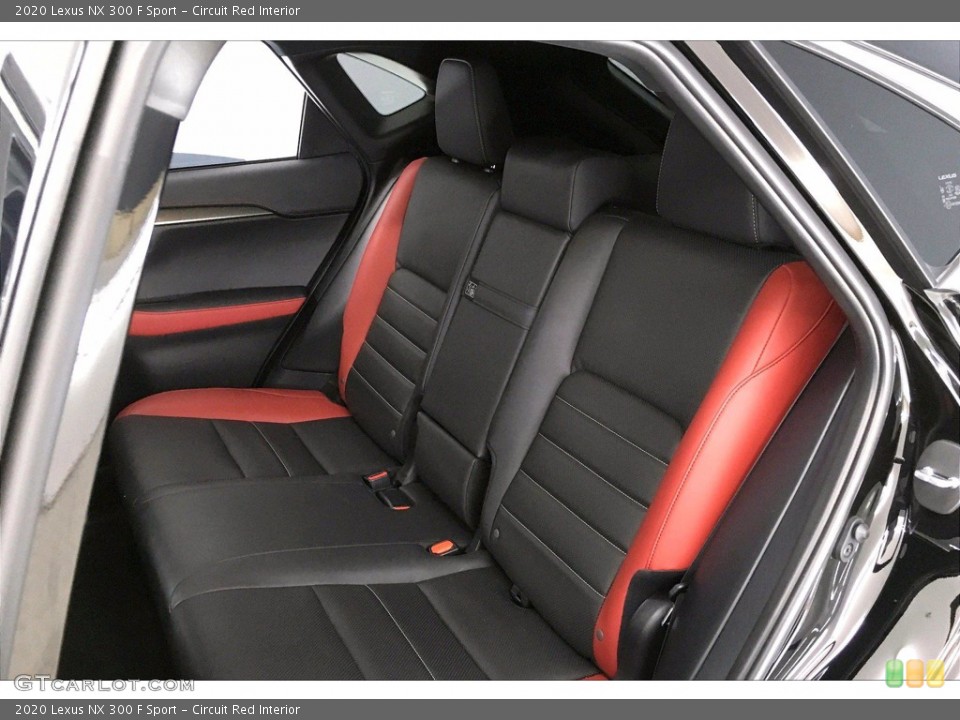 Circuit Red Interior Rear Seat for the 2020 Lexus NX 300 F Sport #140567877