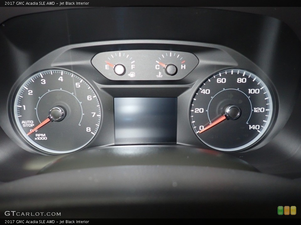 Jet Black Interior Gauges for the 2017 GMC Acadia SLE AWD #140570589