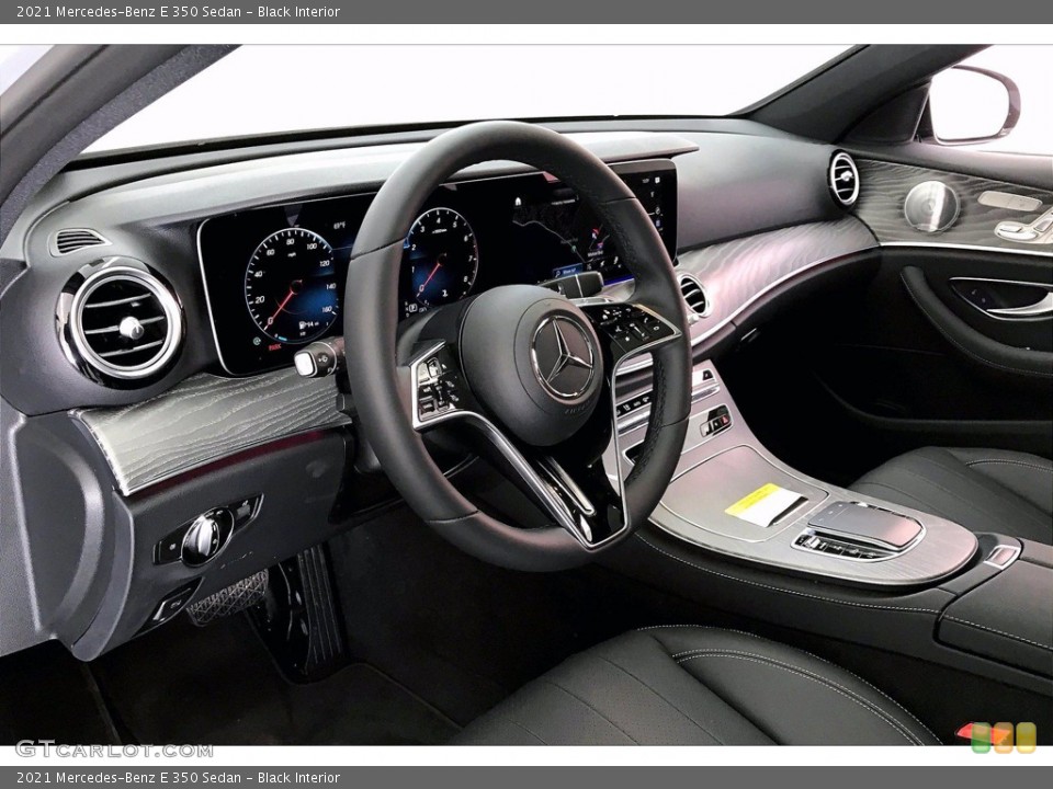 Black Interior Dashboard for the 2021 Mercedes-Benz E 350 Sedan #140570799