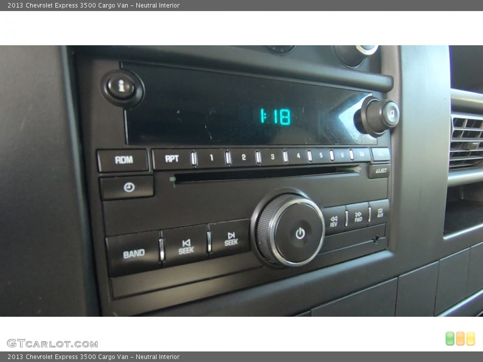 Neutral Interior Controls for the 2013 Chevrolet Express 3500 Cargo Van #140572467