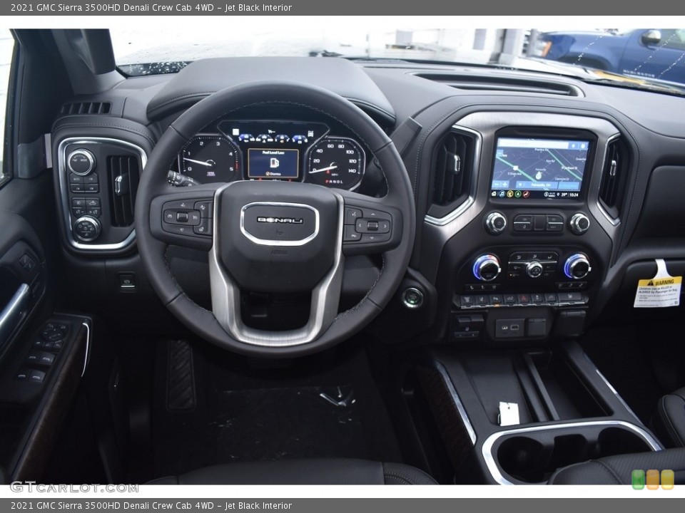 Jet Black Interior Dashboard for the 2021 GMC Sierra 3500HD Denali Crew Cab 4WD #140572676