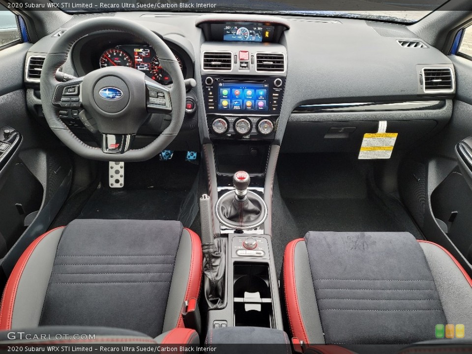 Recaro Ultra Suede/Carbon Black Interior Photo for the 2020 Subaru WRX STI Limited #140573724