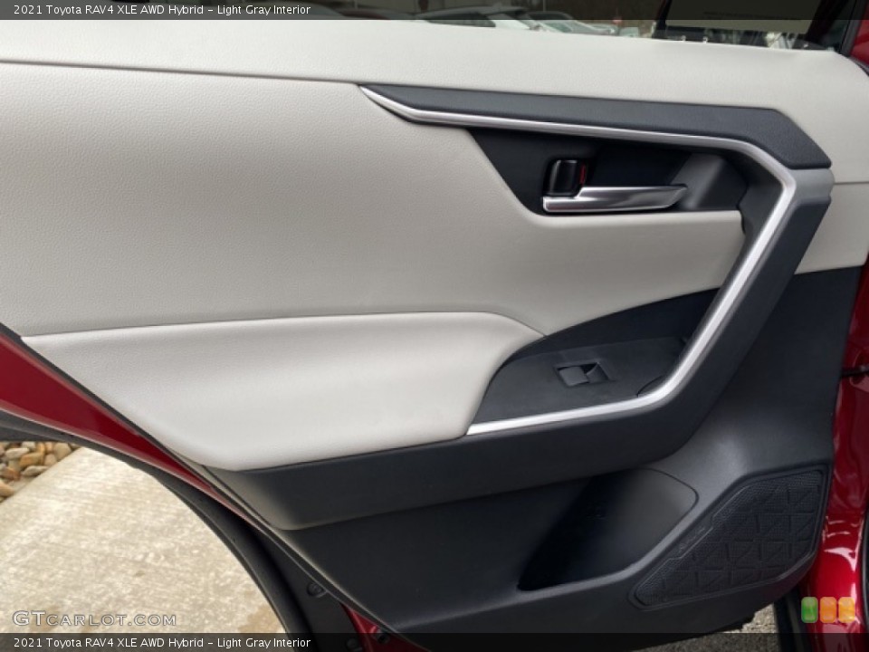 Light Gray Interior Door Panel for the 2021 Toyota RAV4 XLE AWD Hybrid #140573868