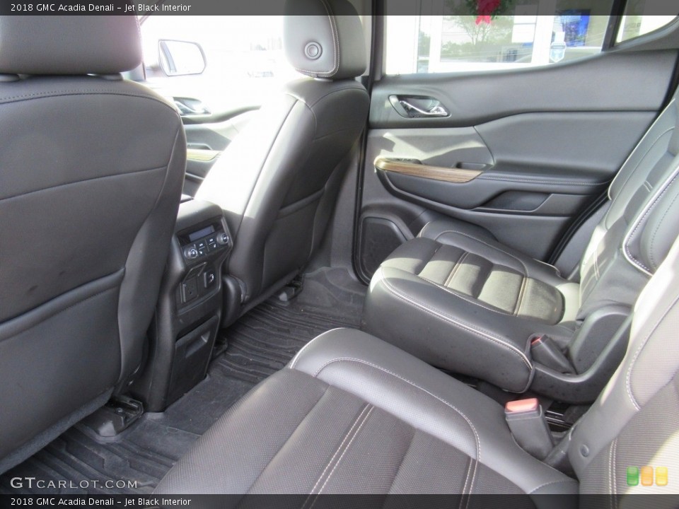 Jet Black Interior Rear Seat for the 2018 GMC Acadia Denali #140573880