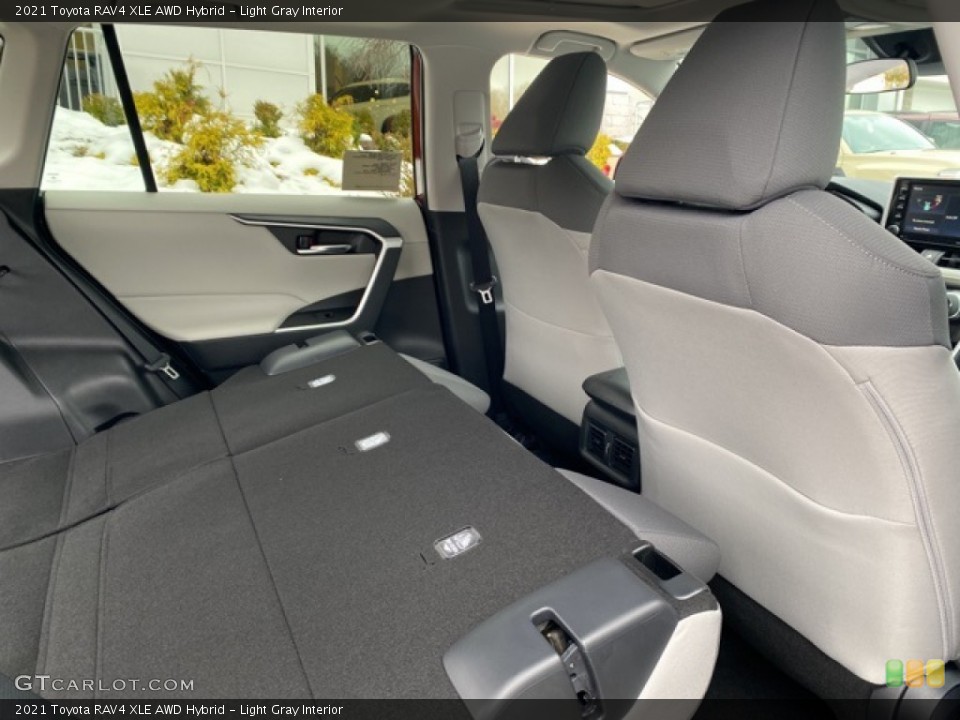Light Gray Interior Rear Seat for the 2021 Toyota RAV4 XLE AWD Hybrid #140573910
