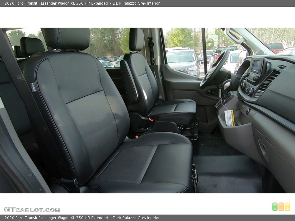 Dark Palazzo Grey Interior Front Seat for the 2020 Ford Transit Passenger Wagon XL 350 HR Extended #140574381