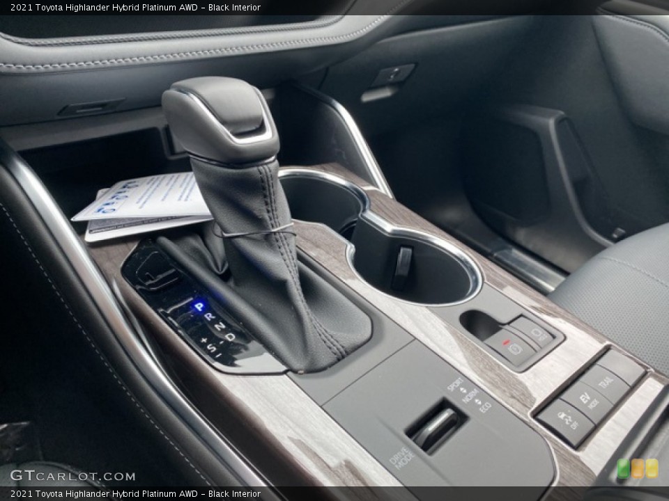 Black Interior Transmission for the 2021 Toyota Highlander Hybrid Platinum AWD #140574807