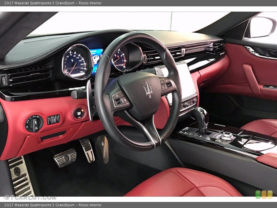 Rosso Interior Dashboard for the 2017 Maserati Quattroporte S GrandSport #140575545