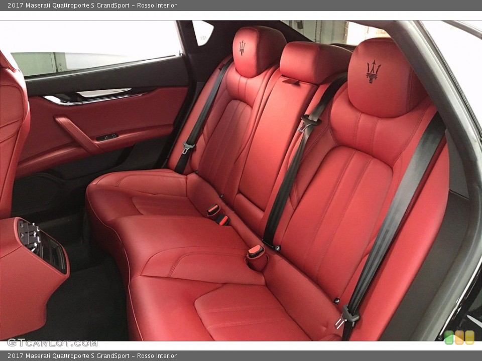 Rosso Interior Rear Seat for the 2017 Maserati Quattroporte S GrandSport #140575702