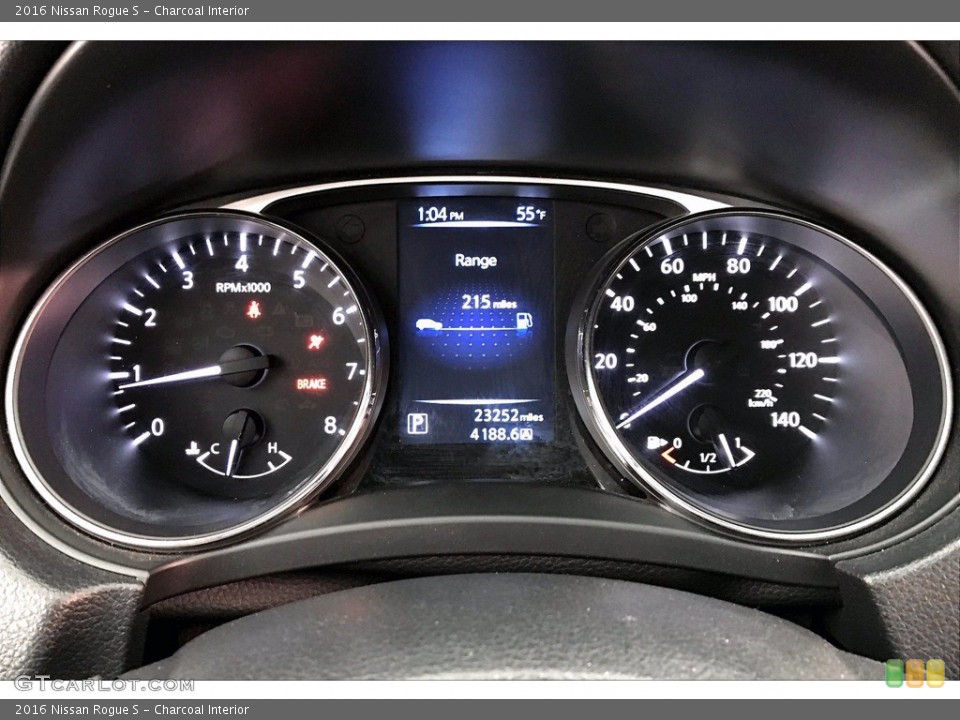 Charcoal Interior Gauges for the 2016 Nissan Rogue S #140576676