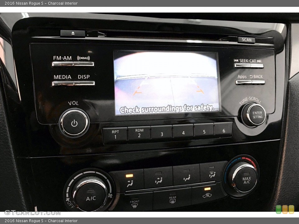 Charcoal Interior Controls for the 2016 Nissan Rogue S #140576701