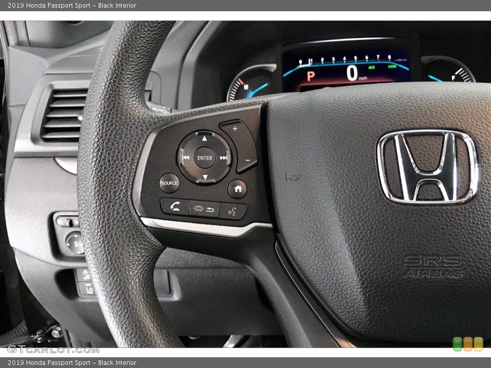 Black Interior Controls for the 2019 Honda Passport Sport #140577003