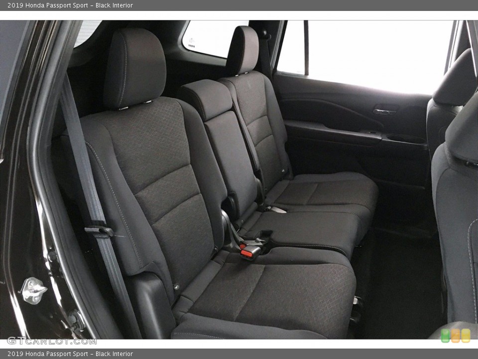 Black Interior Rear Seat for the 2019 Honda Passport Sport #140577294