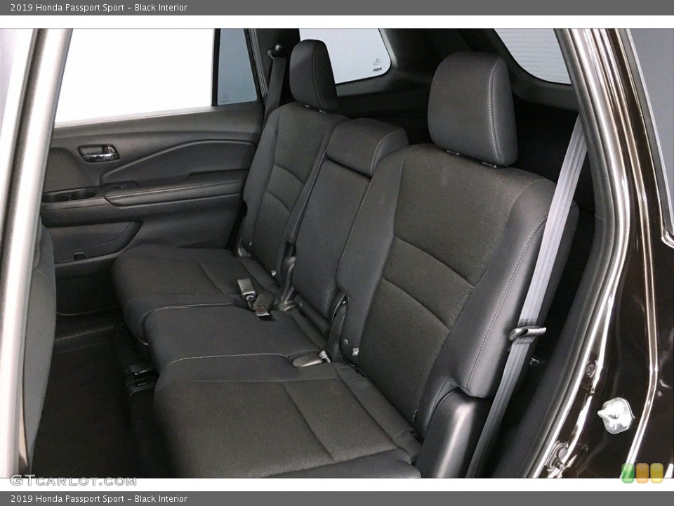 Black Interior Rear Seat for the 2019 Honda Passport Sport #140577321
