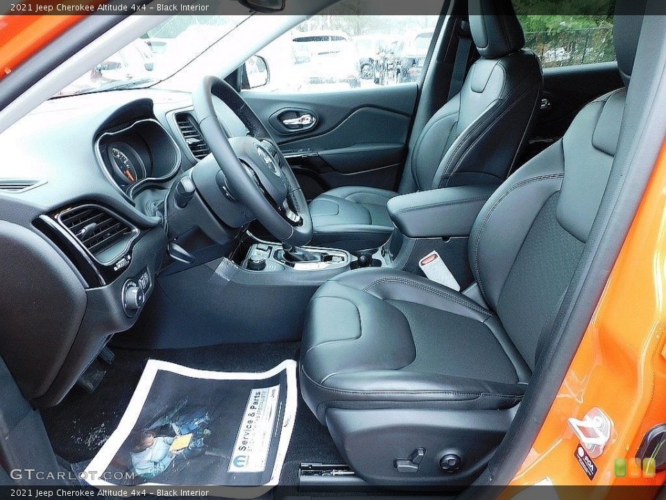 Black Interior Photo for the 2021 Jeep Cherokee Altitude 4x4 #140578134