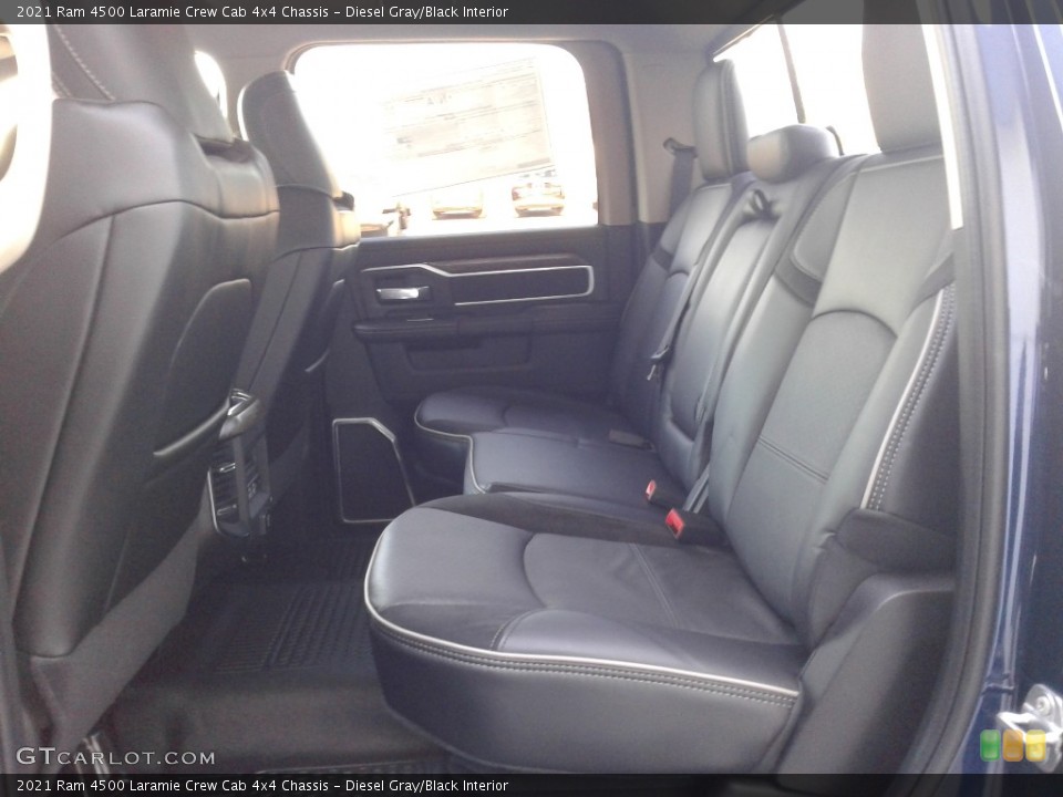 Diesel Gray/Black Interior Rear Seat for the 2021 Ram 4500 Laramie Crew Cab 4x4 Chassis #140578896