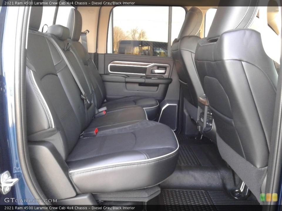 Diesel Gray/Black Interior Rear Seat for the 2021 Ram 4500 Laramie Crew Cab 4x4 Chassis #140578971