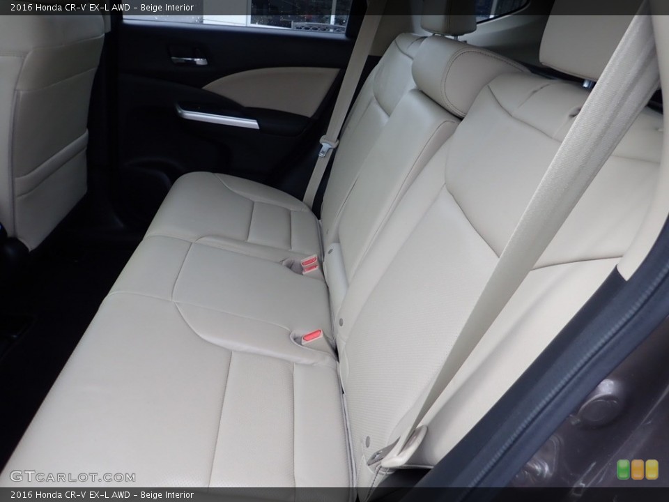 Beige Interior Rear Seat for the 2016 Honda CR-V EX-L AWD #140579862