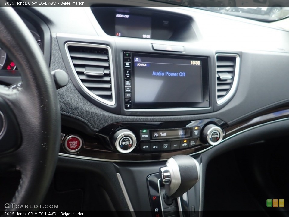 Beige Interior Controls for the 2016 Honda CR-V EX-L AWD #140579994