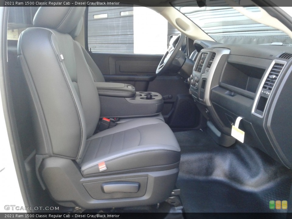 Diesel Gray/Black Interior Front Seat for the 2021 Ram 1500 Classic Regular Cab #140580424