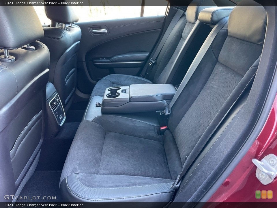 Black Interior Rear Seat for the 2021 Dodge Charger Scat Pack #140581071