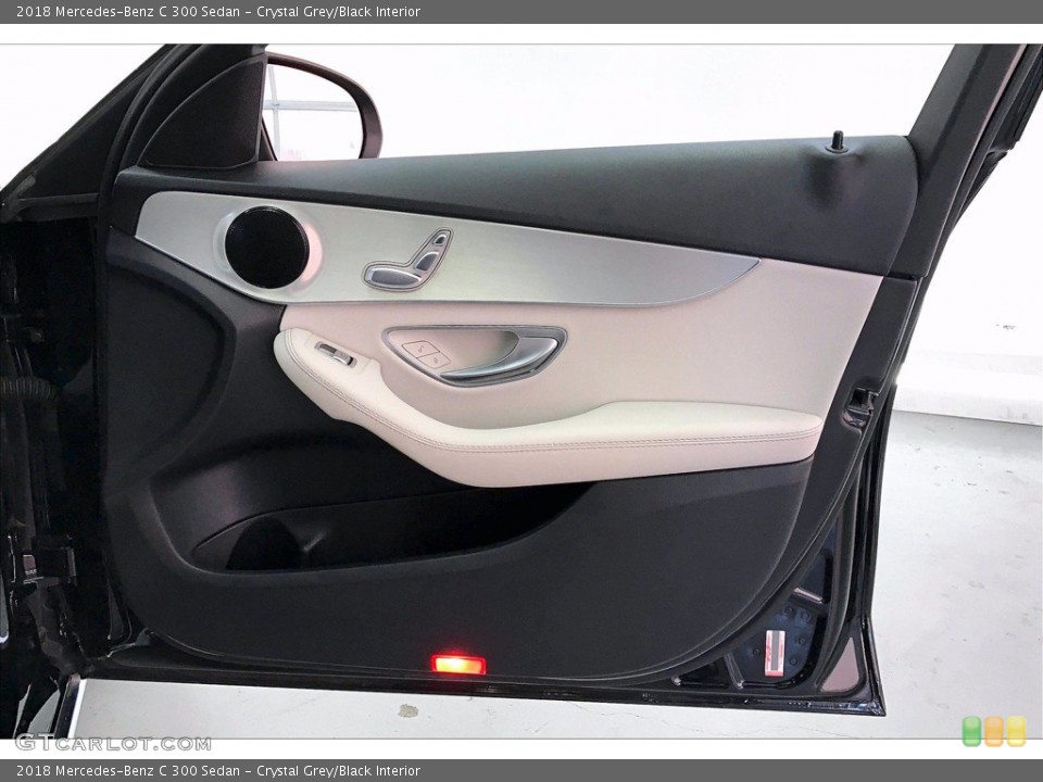 Crystal Grey/Black Interior Door Panel for the 2018 Mercedes-Benz C 300 Sedan #140581095