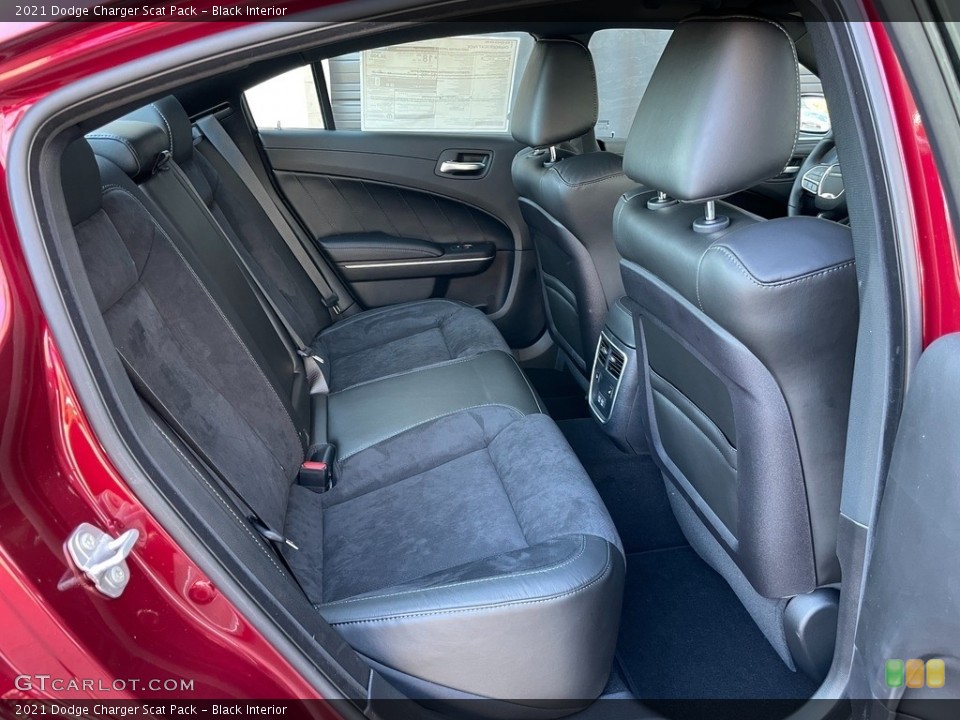 Black Interior Rear Seat for the 2021 Dodge Charger Scat Pack #140581149