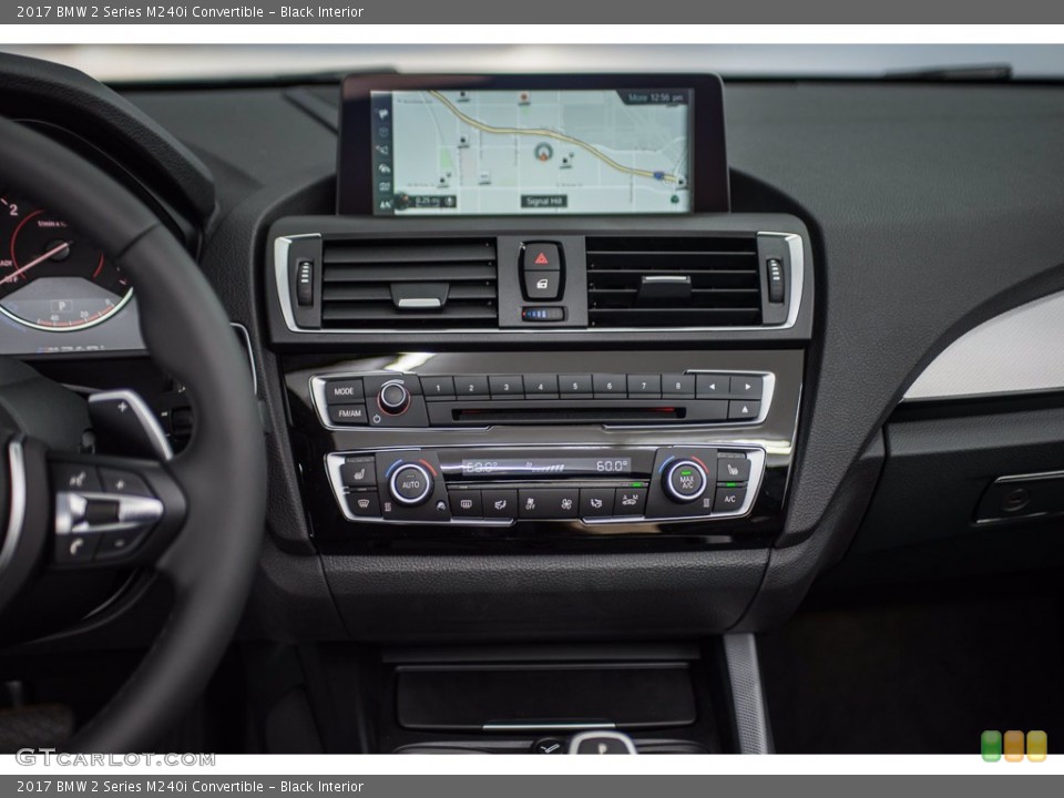 Black Interior Controls for the 2017 BMW 2 Series M240i Convertible #140582472