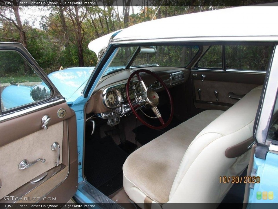 Beige/White Interior Photo for the 1952 Hudson Hornet Hollywood #140583147