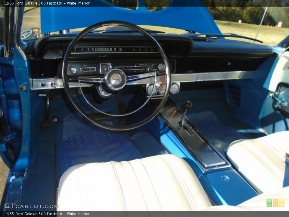 White Interior Photo for the 1965 Ford Galaxie 500 Fastback #140584116