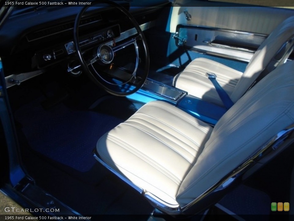 White 1965 Ford Galaxie Interiors