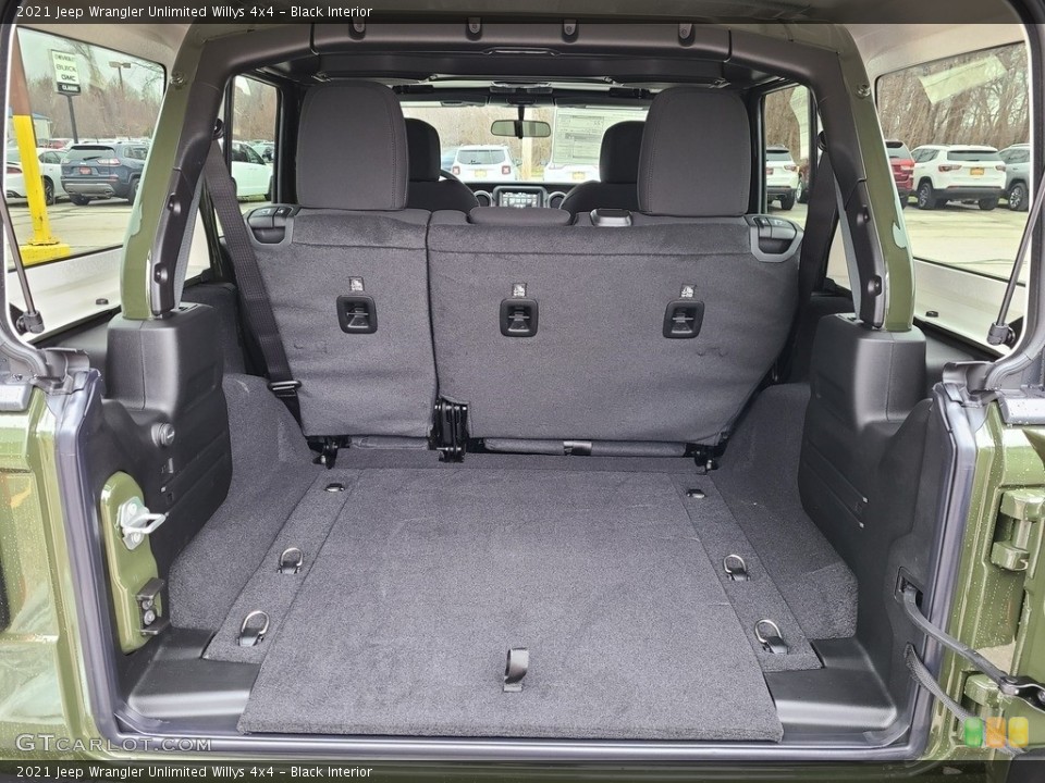 Black Interior Trunk for the 2021 Jeep Wrangler Unlimited Willys 4x4 #140584128