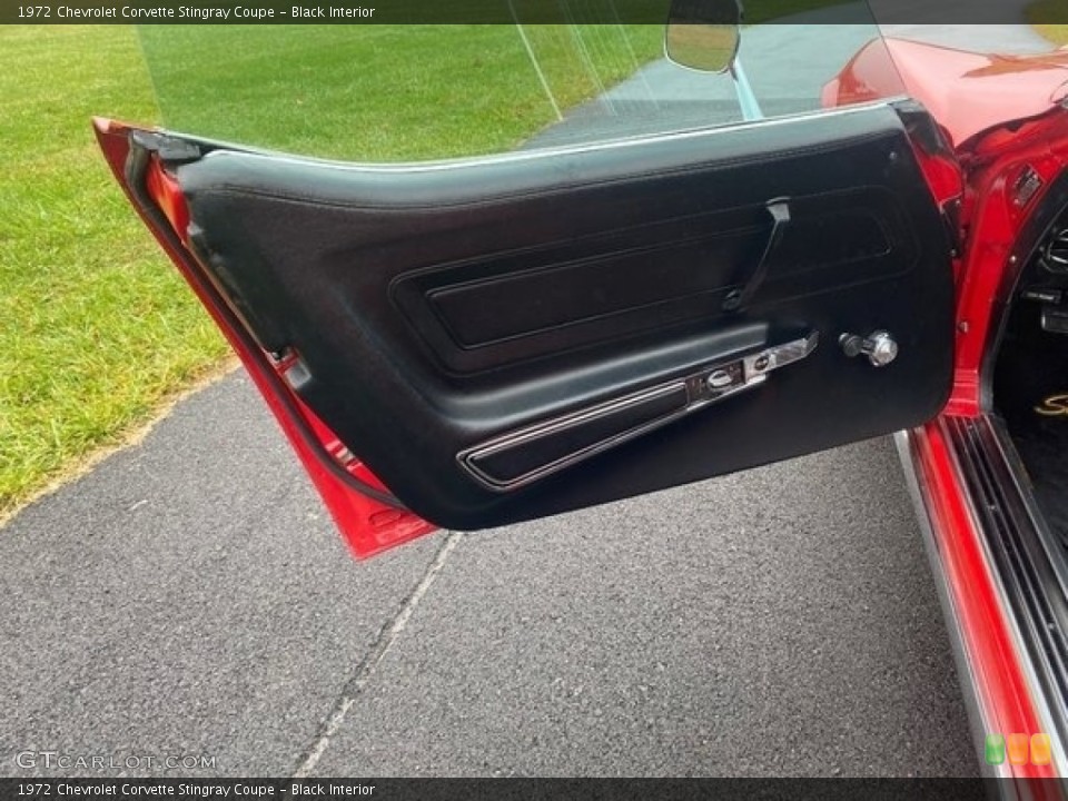 Black Interior Door Panel for the 1972 Chevrolet Corvette Stingray Coupe #140588280
