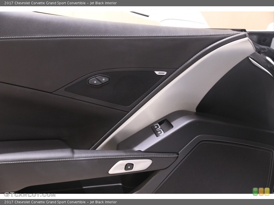 Jet Black Interior Door Panel for the 2017 Chevrolet Corvette Grand Sport Convertible #140588496
