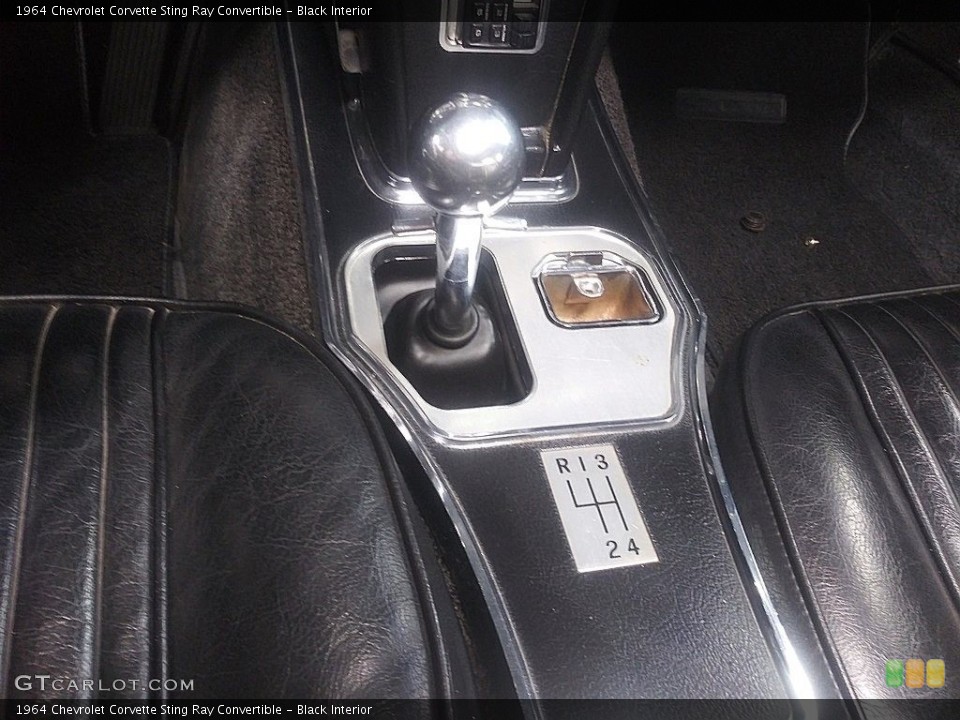 Black Interior Transmission for the 1964 Chevrolet Corvette Sting Ray Convertible #140588676